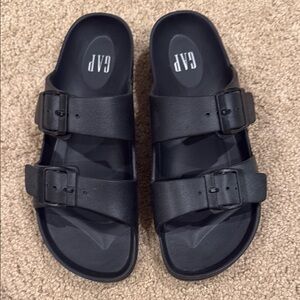 GAP Black Slide Sandals